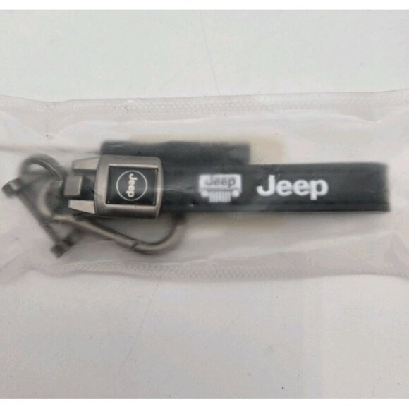 Jeep Car Keychain Key Fob Ring Accessories Keyring Black Tool Screwdriver Wrist - Picture 1 of 5
